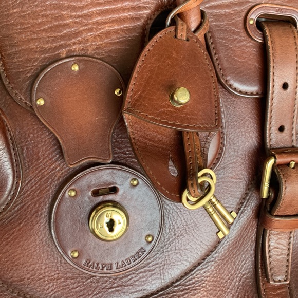 Vintage And The Original Ralph Lauren Collection Ricky 33 Calfskin Bag. - Picture 12 of 16
